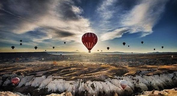 Полет на воздушных шарах, Каппадокия, Фото poznaimir.net