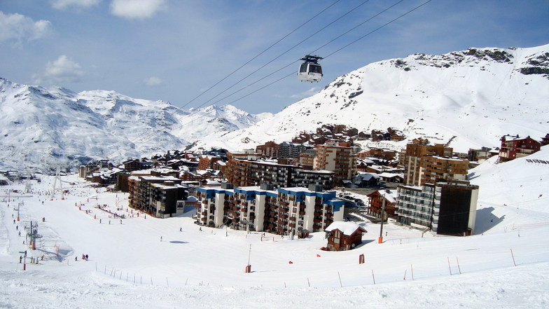 Лыжный курорт Val-Thorens во Франции, Фото snow-forecast.com