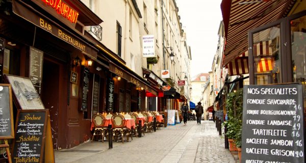 Одна из центральных улиц в Париже, Фото parisweb.ru