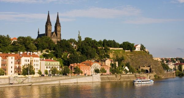 Вид на крепость Вышеград, Фото praga-praha.ru